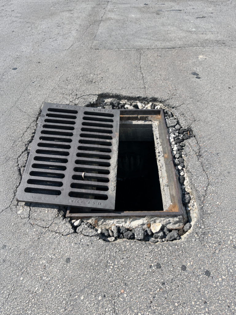 rehabilitated catch basin